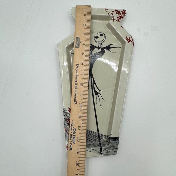 Tim Burtons The Nightmare Before Christmas Ceramic Serving Tray & 3 Jack Plates - Picture 7 of 12